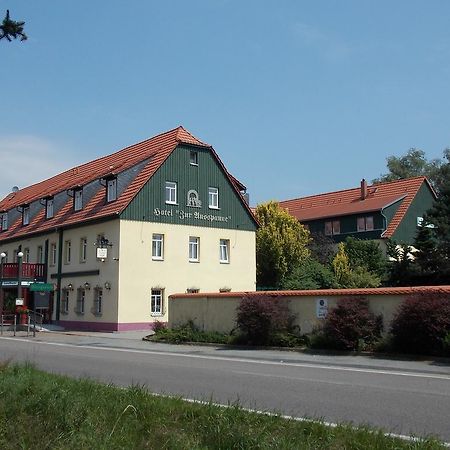 Gasthof Und Landhotel Zur Ausspanne Klipphausen ภายนอก รูปภาพ