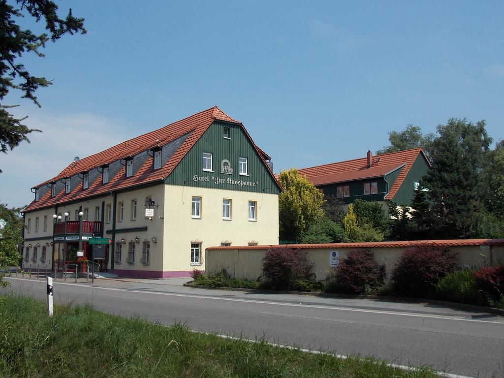 Gasthof Und Landhotel Zur Ausspanne Klipphausen ภายนอก รูปภาพ
